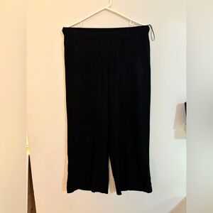 Princess Polly Black linen pants